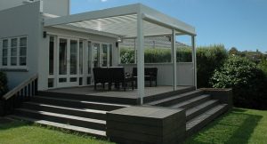 solid pergola