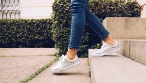 Elegant White Sneakers For Women